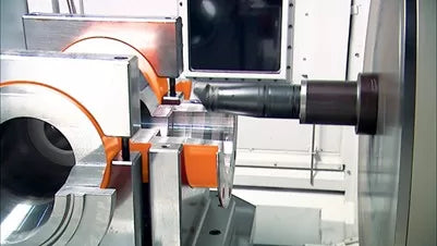 HMC machine operation for precision CNC machining
