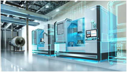 AI powered CNC machining technology in smart factory