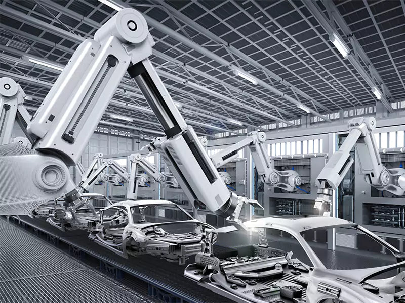 CNC machines in automotive manufacturing industry