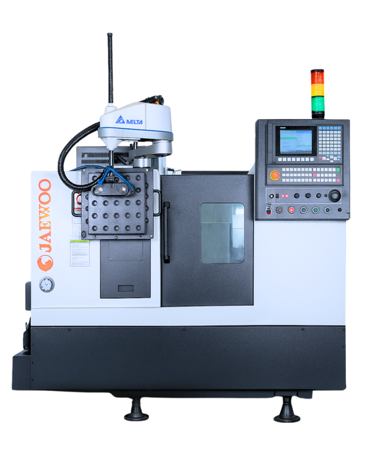 Robotic CNC Machine in India | Jaewoo Navyug CNC Turning Center with Automation